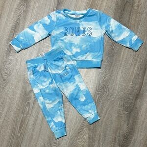 Bonds Kids Blue Cloud Jogger Set